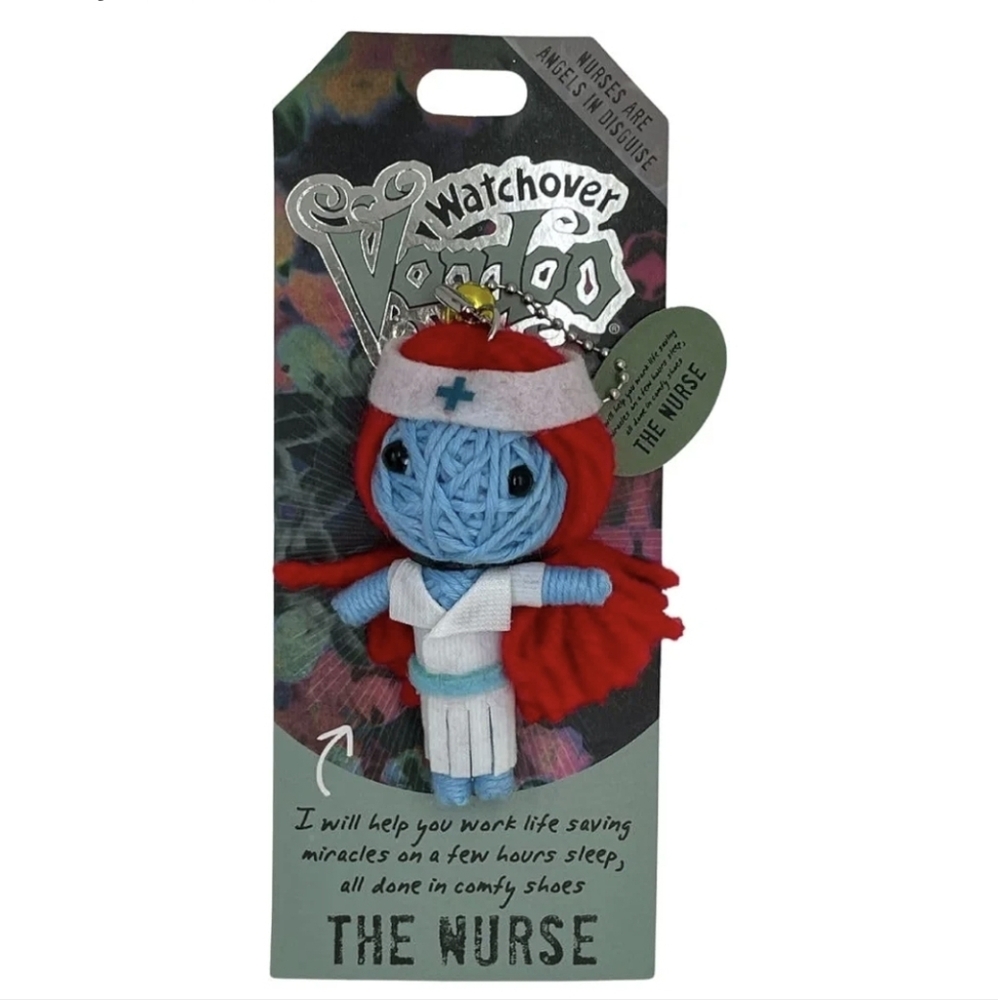 Watchover Voodoo 3-Inch The Nurse Keychain - Handcrafted Gift to Bring Good Luck